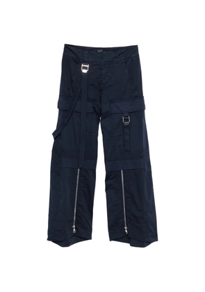 Seafarer strap zip trousers - Blue