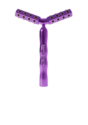 Nurse Jamie UpLift Body Sonic Massaging Beauty Roller in Purple.