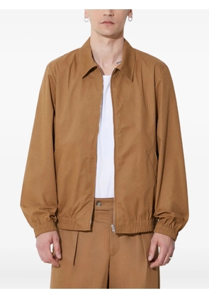 A.P.C. zip-up elasticated-cuff jacket - Brown