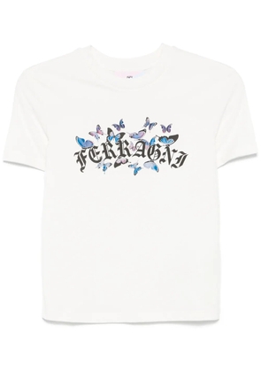 Chiara Ferragni Gothic Butterflies T-shirt - White