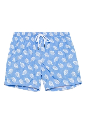 Barba printed swim shorts - Blue