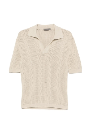 Corneliani open-stitch T-shirt - Neutrals