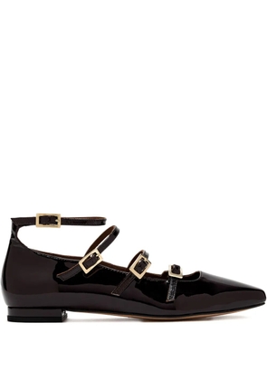 ALOHAS buckle-embellished ballet flats - Brown