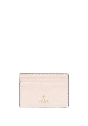 Furla leather logo lettering cardholder - Neutrals
