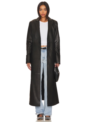 LAMARQUE Evanna Coat in Black. Size M. Also in S, XS.