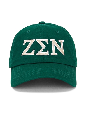 Museum of Peace and Quiet Zen Dad Hat in Green.