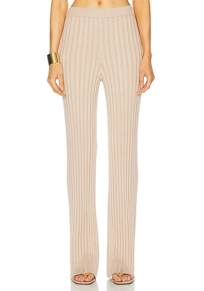 L'Academie by Marianna Sereph Rib Pants in Neutral. Size L. Also in M.