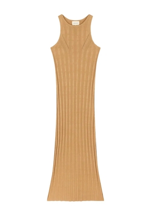 LouLou de Saison ribbed sleeveless day dress - Brown