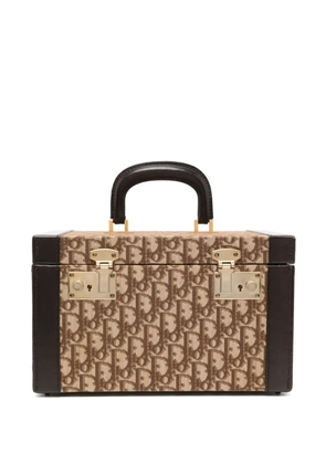 Christian Dior Pre-Owned logo mania vanity travel trunk case - Brown