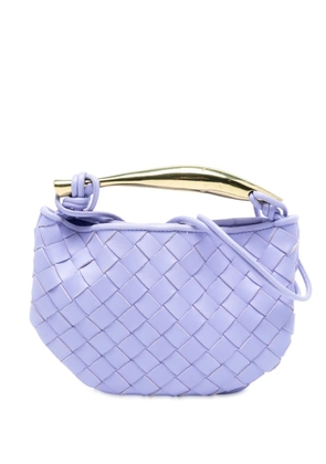 Bottega Veneta Pre-Owned 2012-2025 Baby Lambskin Intrecciato Sardine satchel - Purple