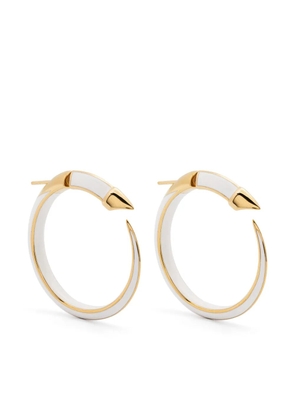 Shaun Leane sterling silver Sabre Solis hoop earrings - Gold