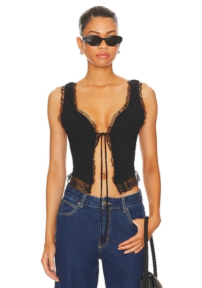 LIONESS Resurgence Cami in Black. Size L. Also in M, XL.