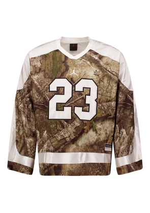 Jordan Brooklyn camouflage-pattern T-shirt - Brown