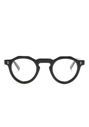 Lesca Pica round-frame glasses - Black