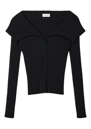House Of Dagmar ribbed merino cardigan - Black