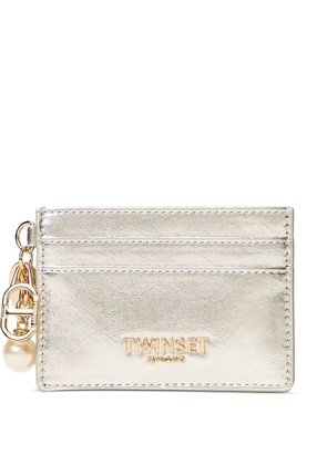 TWINSET logo-charm card holder - Silver