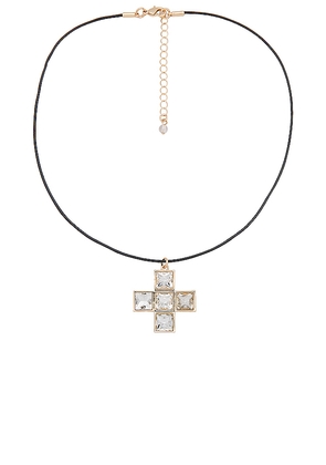 Lovers and Friends Micah Necklace in Metallic Gold.