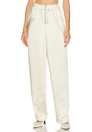 L'Academie Sadia Pant in Ivory. Size M. Also in S.