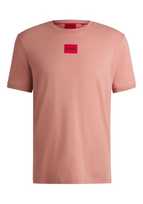 HUGO logo-print T-shirt - Pink