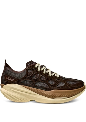 HOKA Mach X Caged lace-up sneakers - Brown