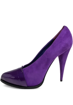 Givenchy Pre-Owned 120mm suede pumps - Purple