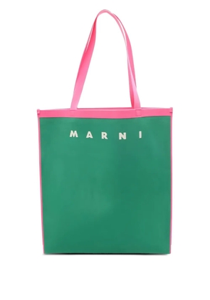 Marni Pre-Owned logo-detail tote bag - Green