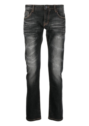 Private Stock distressed-finish skinny jeans - Grey