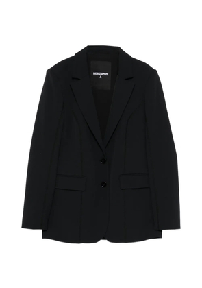 Patrizia Pepe soft cotton blazer - Black