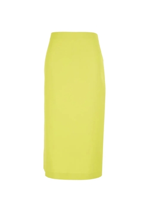 TWINSET zip-fastening skirt - Yellow