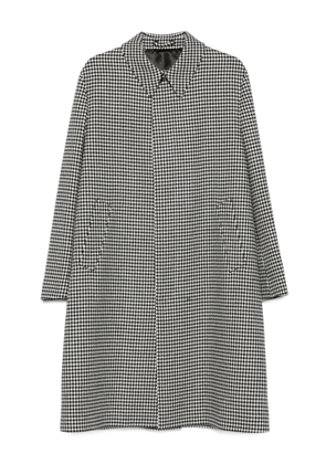 Lardini houndstooth wool coat - White