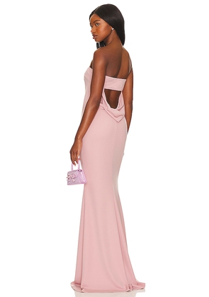 Katie May X Revolve Mary Kate Gown in Rose. Size L. Also in XS, XXL.