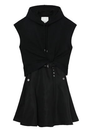 3.1 Phillip Lim hooded mini dress - Black
