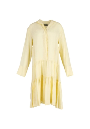 JOSEPH Dan tiered shirt dress - Yellow