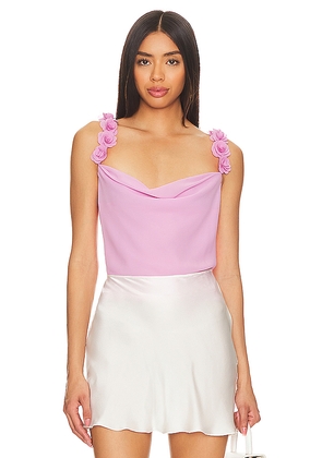 MAJORELLE Brittan Top in Pink. Size S. Also in XL, XS.
