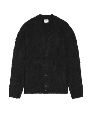 Obey Patron Cardigan in Black. Size L. Also in M, XL.