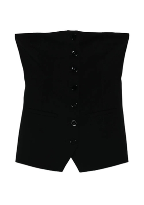 Patrizia Pepe button top - Black