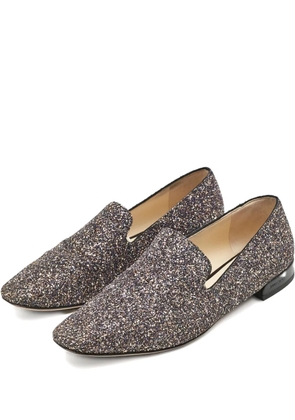 Jimmy Choo Pre-Owned glitter loafers - Multicolour