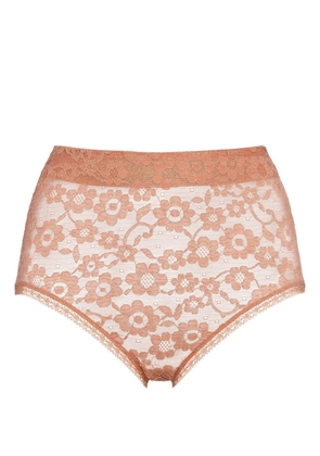 ERES Joyeuse high-waist lace briefs - Neutrals
