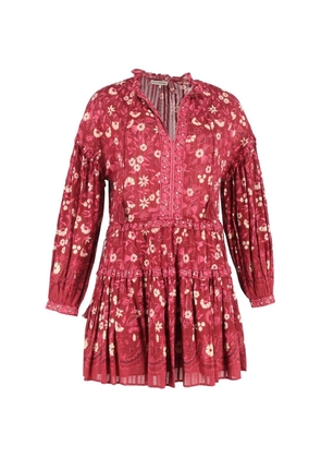 Ulla Johnson floral-print mini dress - Red
