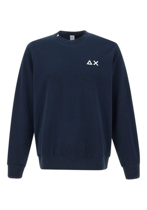 Sun68 logo-embroidered sweatshirt - Blue