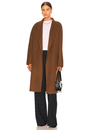 LAMARQUE Thara Coat in Chocolate. Size M/L. Also in XL, XS/S.