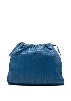 Bottega Veneta Pre-Owned 2012-2025 Nappa Intrecciato Drawstring shoulder bag - Blue