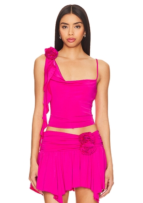 Lovers and Friends Casey Top in Fuchsia. Size L. Also in M, S, XL, XS, XXS.