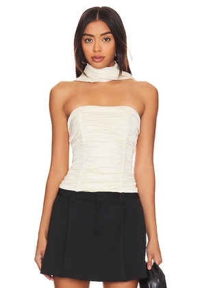 LIONESS Island Bodice in Cream. Size L. Also in XS, XL, XXL.