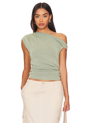 LIONESS Original Sin Top in Sage. Size L. Also in S, XXS, XS, M, XL, XXL.