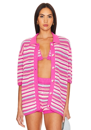 Lovers and Friends Lucia Cardigan in Pink. Size M. Also in S, XS, XXS.