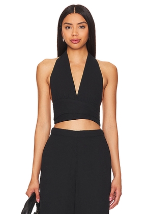 LSPACE Santos Top in Black. Size L. Also in S, XS, XL.