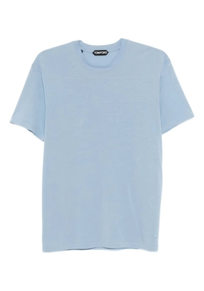 TOM FORD crew-neck short-sleeve T-shirt - Blue
