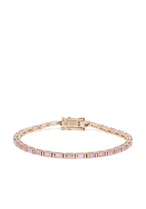 Kolours 14kt yellow gold Creo sapphire bracelet