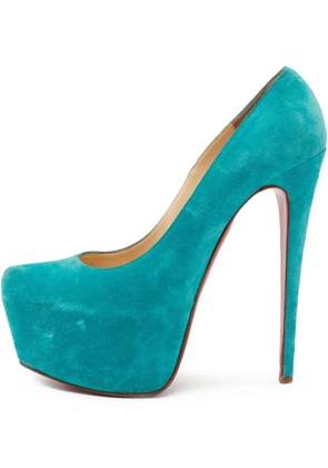 Christian Louboutin Pre-Owned 165mm platform pumps - Blue